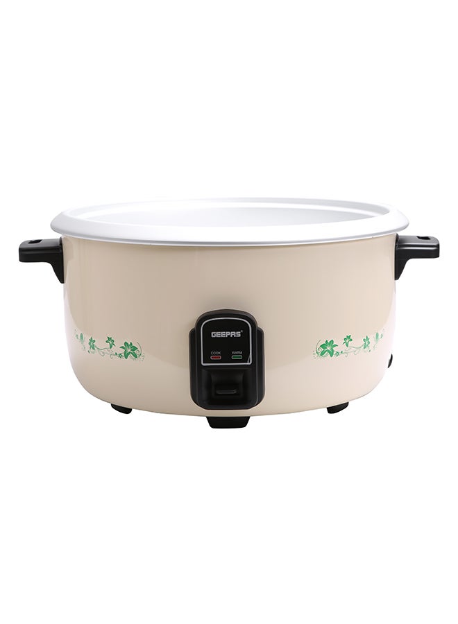 GEEPAS Electric Rice Cooker| Non-Stick Inner Pot and Stainless Steel Lid| Includes Cook and Warm Functions, Safety Protection, Electric Shock proof, Resistant to High Temperature| Rice Spoon and Measuring Cup 10 L 2800 W GRC4323N Beige/Black/Silver  - Image 4