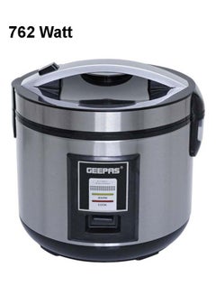 GEEPAS Electric Rice Cooker 1.8 L 762 W GRC4330 Silver/Black  - Image 1