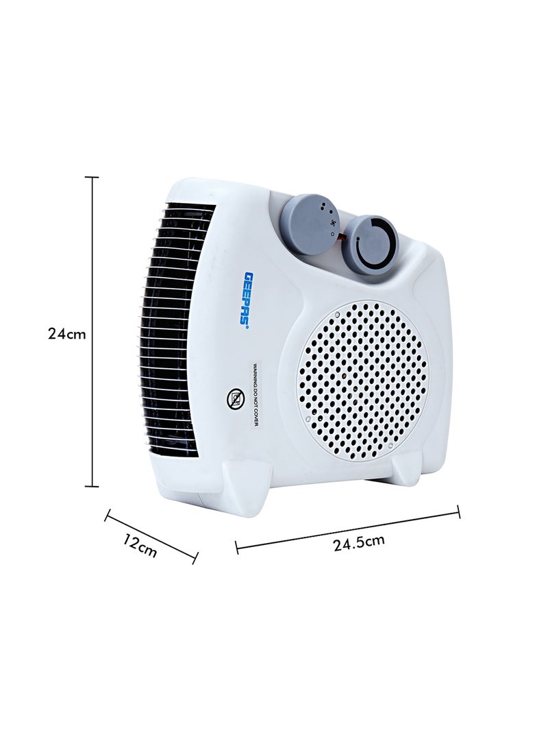 Fan Heater, 2 Heating Power, Adjustable Thermostat | Overheat Protection | Power Light Indicator | Carry Handle | Wind Selection GFH9520 Multicolour - pnsku/N11043992A/45/_/1730467804/86ef596b-3c6f-40e7-bdea-5ad98a53c530