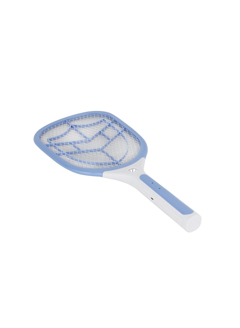 Bug Zapper - Rechargeable Mosquito Killer, Fly Swatter/Killer and Bug Zapper Racket |Super-Bright LED Light to Zap in the Dark, Ultra Fast Charging, Safe To Touch Mosquito Bat|10 Hours Working GMS1150N Blue/White - pnsku/N11044009A/45/_/1735197011/71a733cf-bb30-4acc-92f1-52624fc07c08