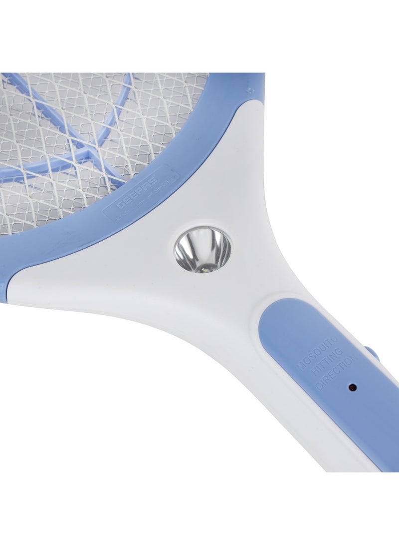 Bug Zapper - Rechargeable Mosquito Killer, Fly Swatter/Killer and Bug Zapper Racket |Super-Bright LED Light to Zap in the Dark, Ultra Fast Charging, Safe To Touch Mosquito Bat|10 Hours Working GMS1150N Blue/White - pnsku/N11044009A/45/_/1735197030/5a5d758b-2055-4664-8864-69d4075fb692