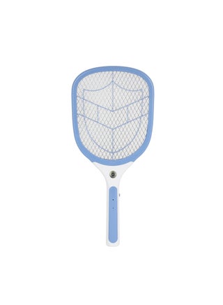 Bug Zapper - Rechargeable Mosquito Killer, Fly Swatter/Killer and Bug Zapper Racket |Super-Bright LED Light to Zap in the Dark, Ultra Fast Charging, Safe To Touch Mosquito Bat|10 Hours Working Blue/White - pnsku/N11044009A/45/_/1749473311/06b4c9e6-3cb3-4000-a324-94b50d745004