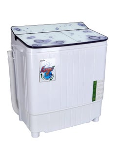 GEEPAS Semi Automatic Mini Washing Machine| 3.5Kg | 360 W 2 IN 1 Mini Compact Twin Tub Washing Machine| Washer & Spinner Combo With Timer, 2 Inlet Water Hose 3.5 kg 360 W GSWM6473S White  - Image 2