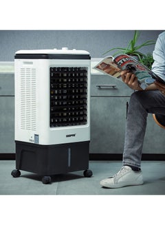 GEEPAS Air Cooler With Ice Compartment & Remote Control 20 L 80 W GAC9576N White  - Image 3