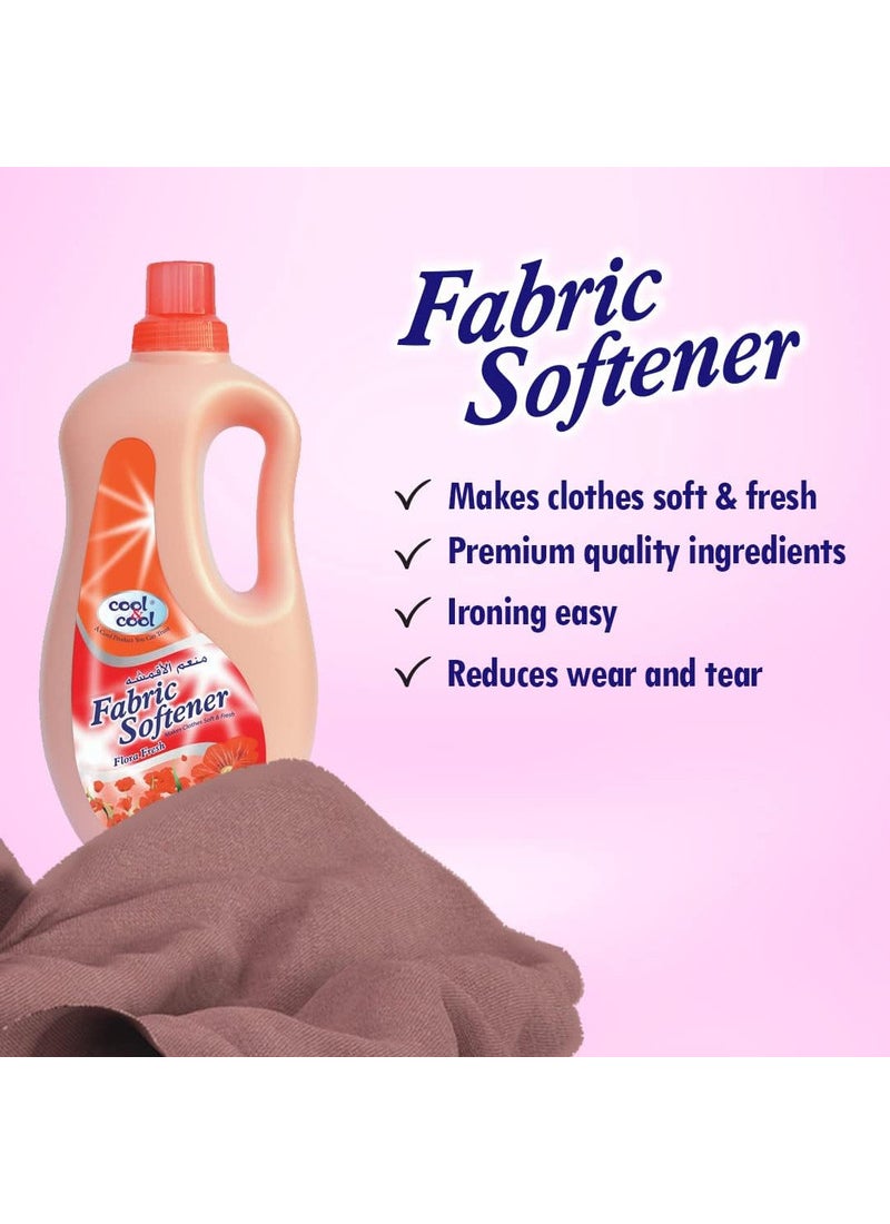 كول اند كول منعم أقمشة فلورا فريش وردي 1.2لترات - Image 2