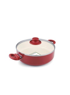 Covered Skillet Red 24cm - pnsku/N11057100A/45/_/1739788504/0049d98d-9bc1-4a53-8727-34148a0a26dc