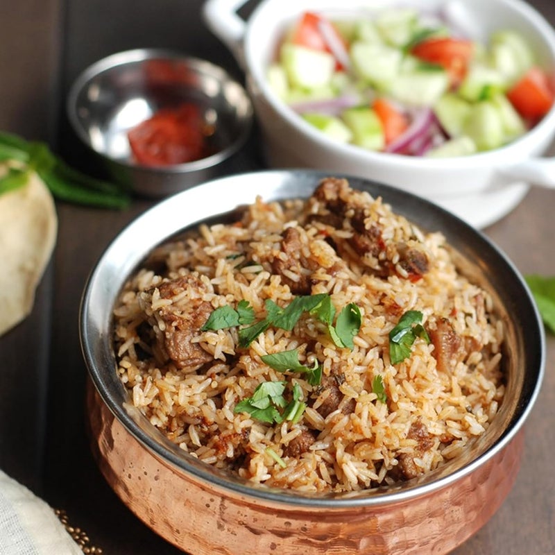 راج قدر طهي عميق من النحاس بني/فضي 15سم - Image 5