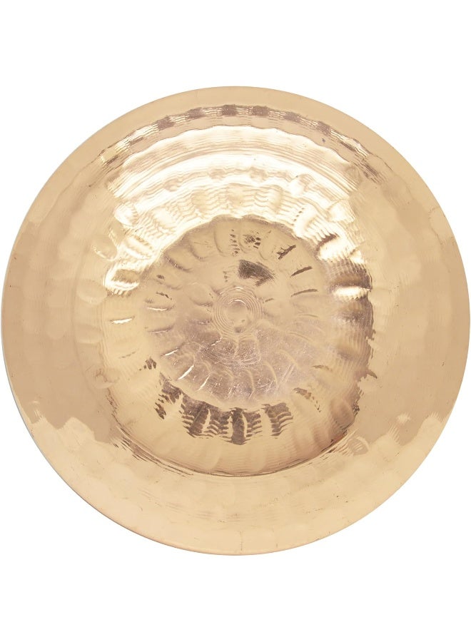 راج قدر طهي عميق من النحاس بني/فضي 15سم - Image 3