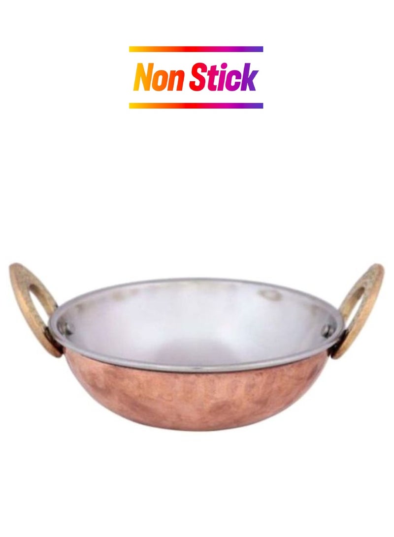 RAJ Copper Kadai Copper 5x17.5cm  - Image 1
