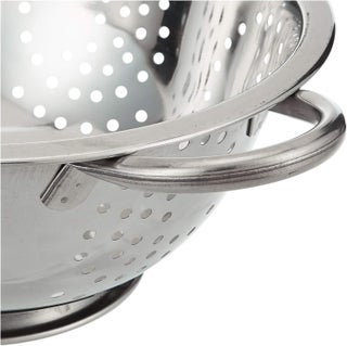 Raj Steel Colander, 24 cm, Silver, VC0003, Rice Colander, Vegetables Colander, Fruits Colander Silver 24cm - view 3
