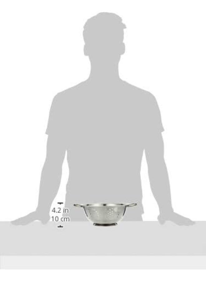 Raj Steel Colander, 24 cm, Silver, VC0003, Rice Colander, Vegetables Colander, Fruits Colander Silver 24cm - Image 4