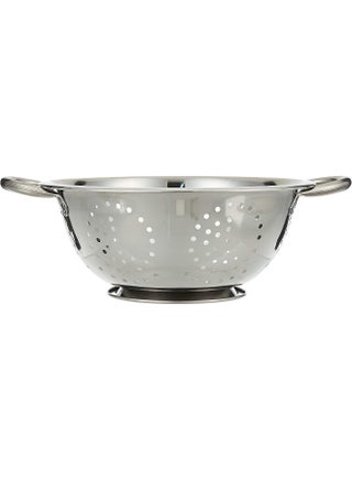 Raj Steel Colander, 24 cm, Silver, VC0003, Rice Colander, Vegetables Colander, Fruits Colander Silver 24cm - view 2