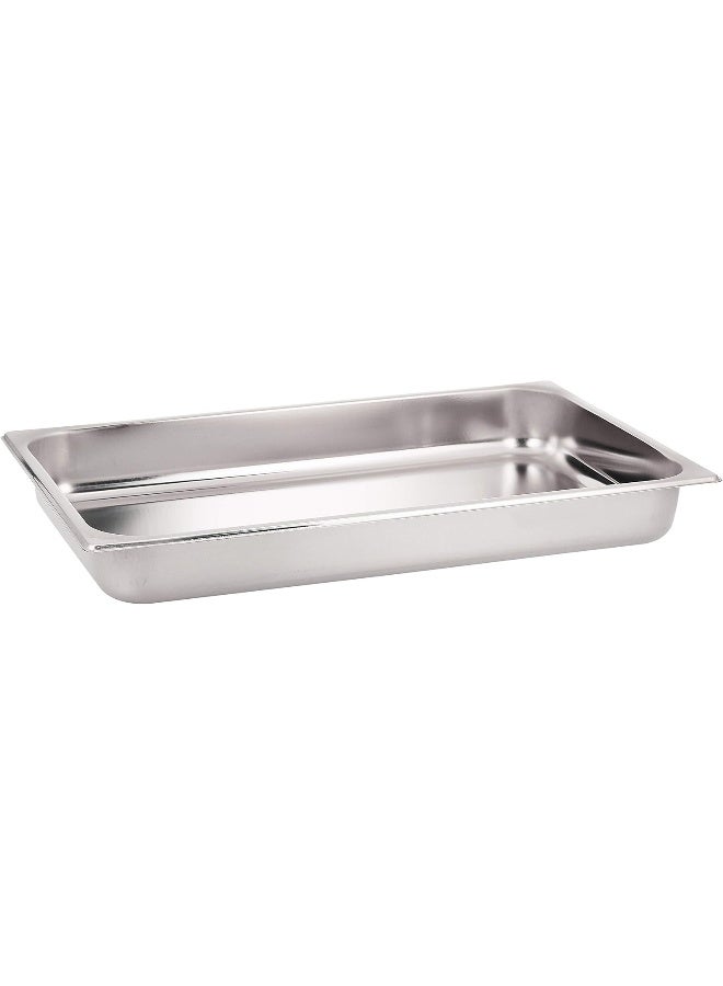 راج صحن معدني مستطيل الشكل للحفاظ على دفء الطعام فضي 9لترات - Image 4