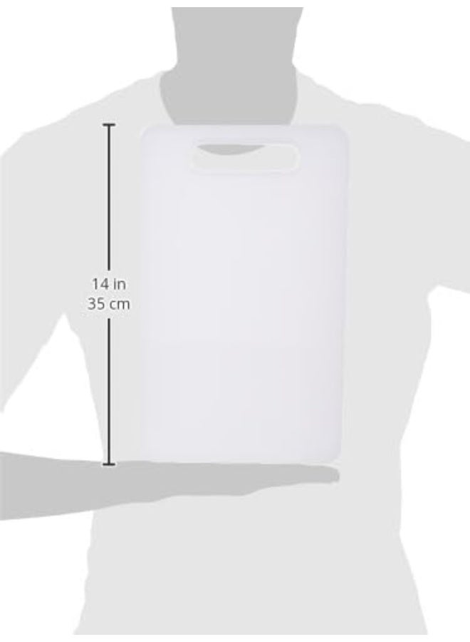 راج لوح تقطيع أبيض 33x20x1سم - Image 3