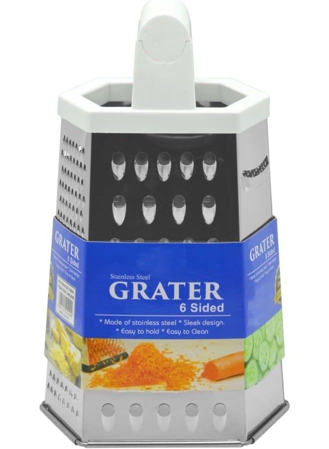 راج مبشرة رباعية الجوانب فضي/ أبيض/ أسود - Image 1