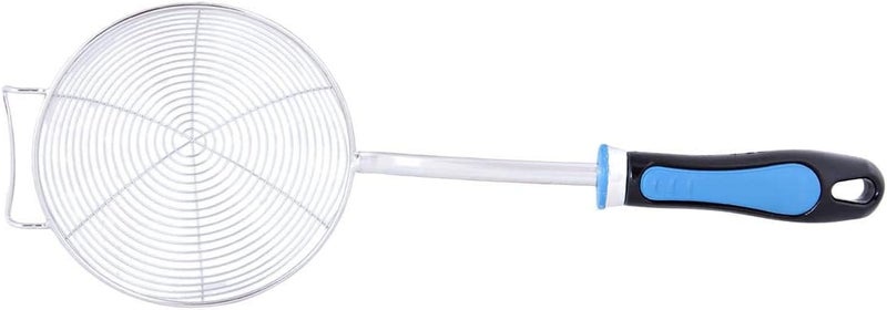 راج مقبض مقشدة من النايلون فضي / أزرق 16سم - Image 4