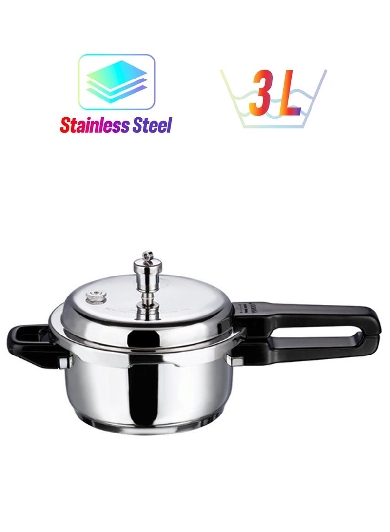 فينود قدر طبخ ذو غطاء خارجي يعمل بالضعط مع خاصية الحث الحراري فضي - Image 1