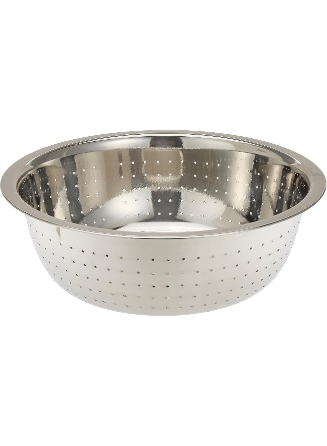 راج المصفاة من الفولاذ المقاوم للصدأ فضي 36x21سم - Image 1