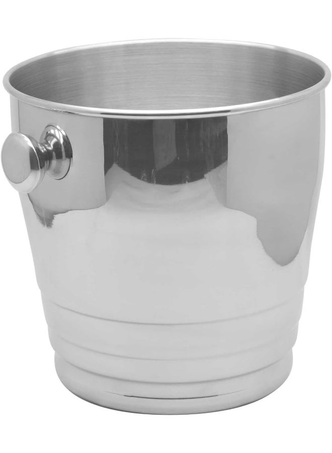 راج دلو ثلج ثامبز أب من الستانلس ستيل فضّي 20x20.5سم - Image 3