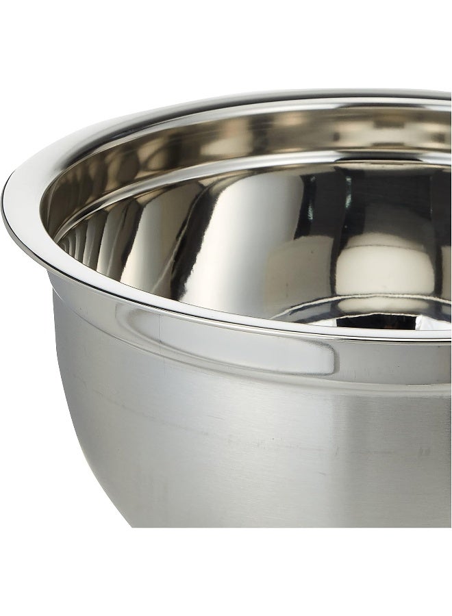 RAJ Stainless Steel German Mixing Bowl, 26 CM Silver 26cm - Image 4