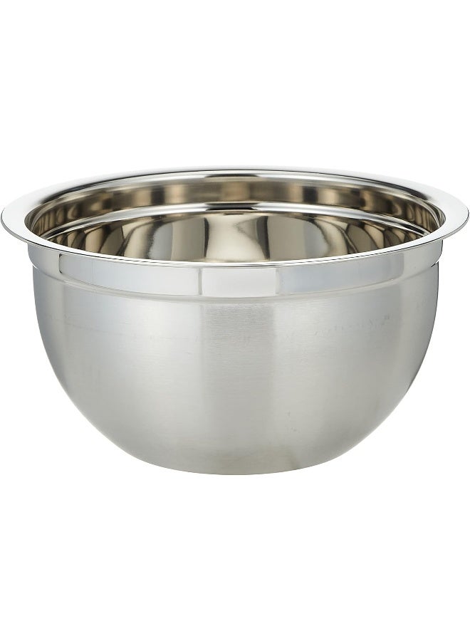 RAJ Stainless Steel German Mixing Bowl, 26 CM Silver 26cm - Image 1