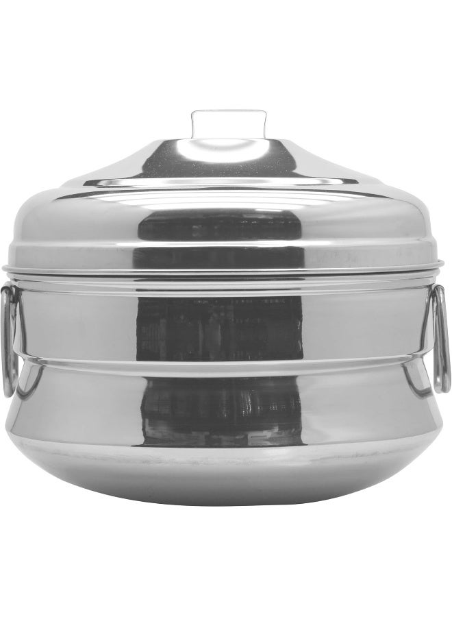 Raj Steel Idli Cooker, Medium, Silver, 25 Cm Silver - Image 1
