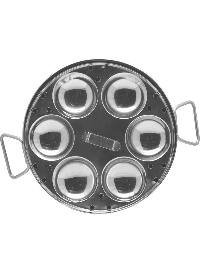 Raj Steel Idli Cooker, Medium, Silver, 25 Cm Silver - Image 4