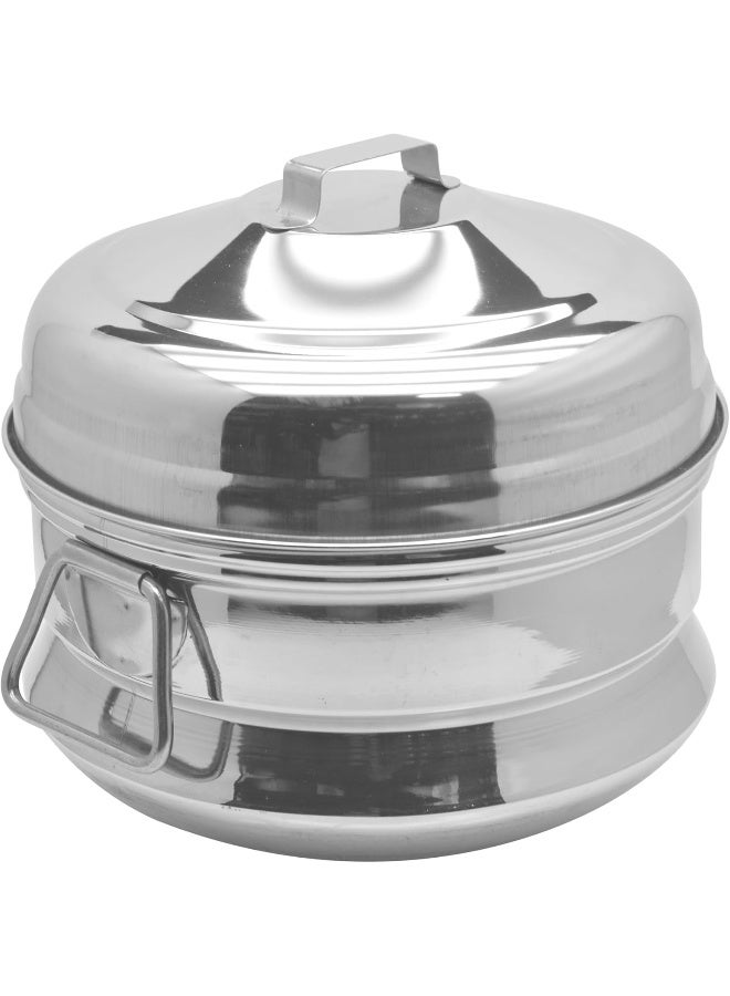 Raj Steel Idli Cooker, Small, Silver, 23 Cm, KKIP0S, Steam Pot, Idli Cooker, Steamer, Iddly, Idly, Iddli Silver - Image 2
