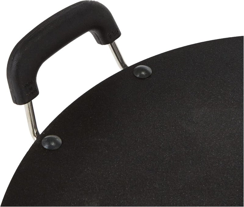 راج مقلاة تاوا بسطح مانع للاتصاق أسود 34سم - Image 4