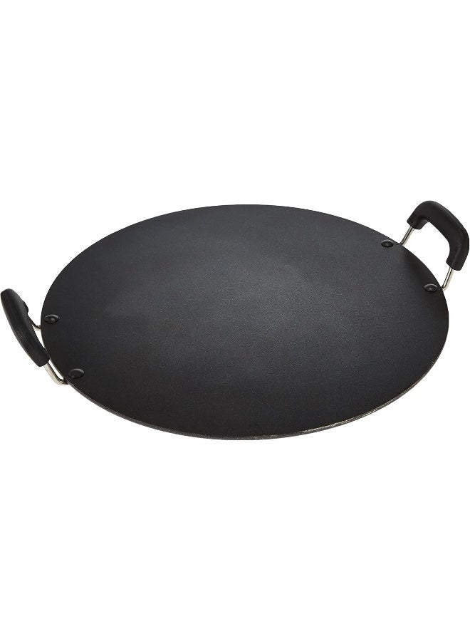 راج مقلاة تاوا بسطح مانع للاتصاق أسود 34سم - Image 1