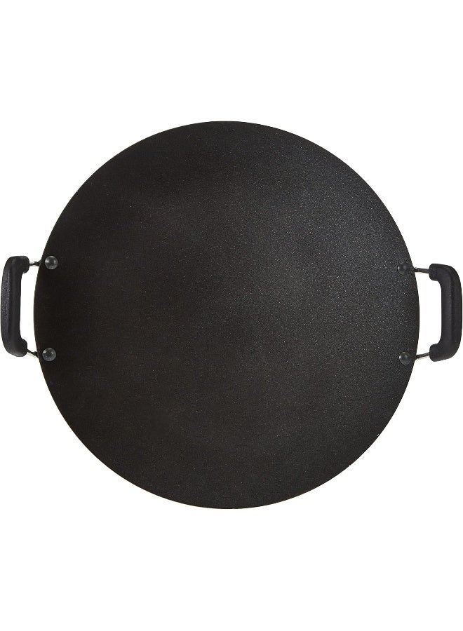 راج مقلاة تاوا بسطح مانع للاتصاق أسود 34سم - Image 2