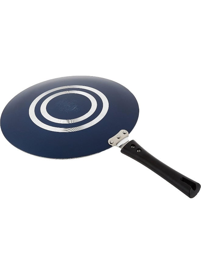 راج مقلاة شاباتي تاوا مقوّسة أسود 30سم - Image 4