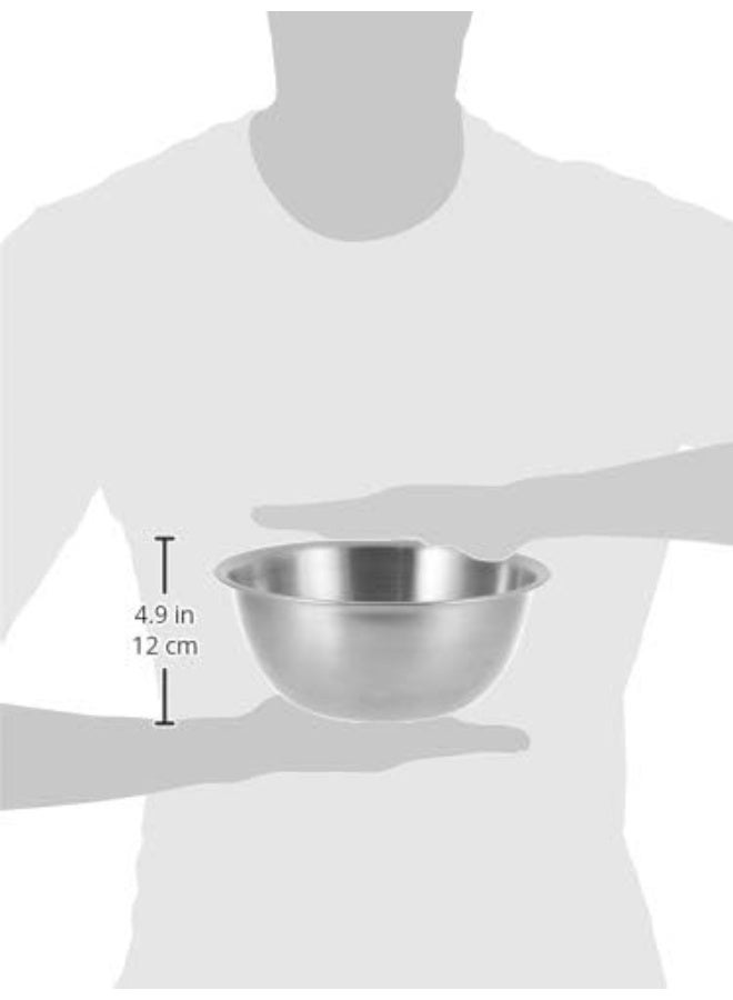 Raj Stainless Steel Mixing Bowl, 3 Liter, Silver, MB0003, Mixing Bowl, Baking Bowl, Storage Bowl Silver 3Liters - Image 4