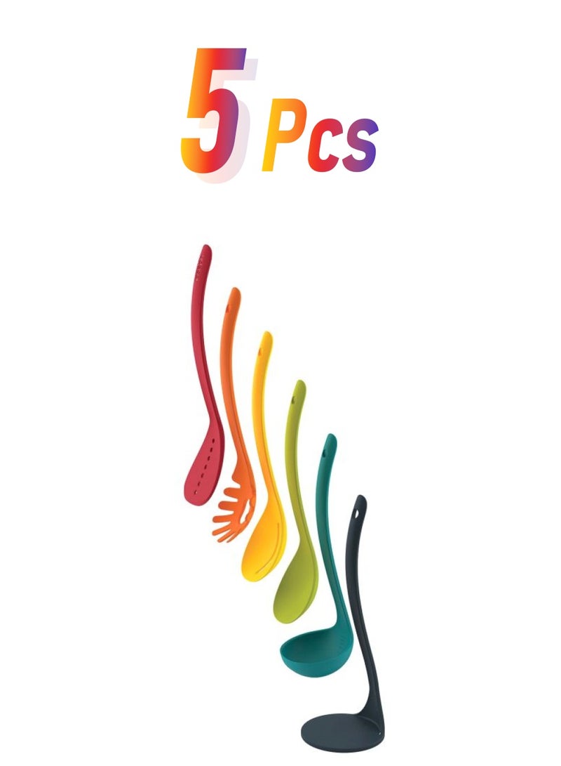Joseph Joseph 5-Piece Magnetic Nest Kitchen Utensil Set Multicolor 10.5x10x33.5cm  - Image 1