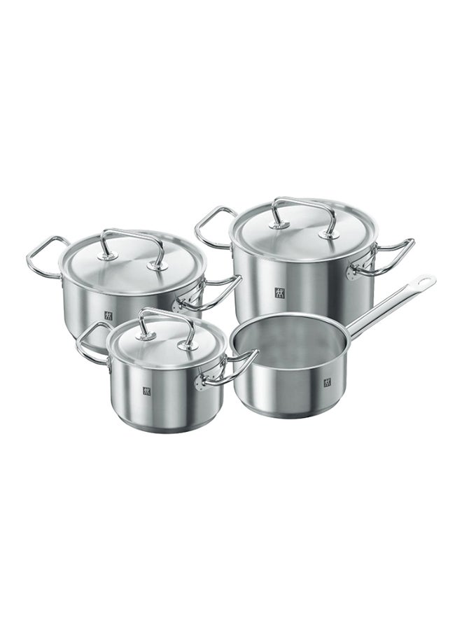 ZWILLING J.A. HENCKELS 5-Piece Twin Classic Cookware Set Stainless Steel - Image 1