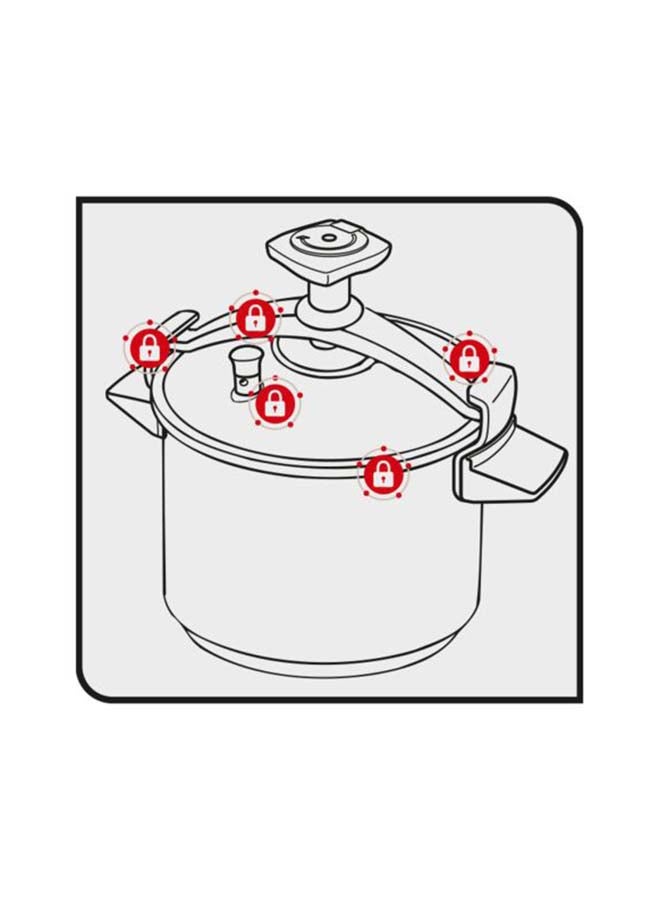 Tefal Authentic Pressure Cooker Stainless Steel Stainless Steel 6-6.6Liters  - Image 5