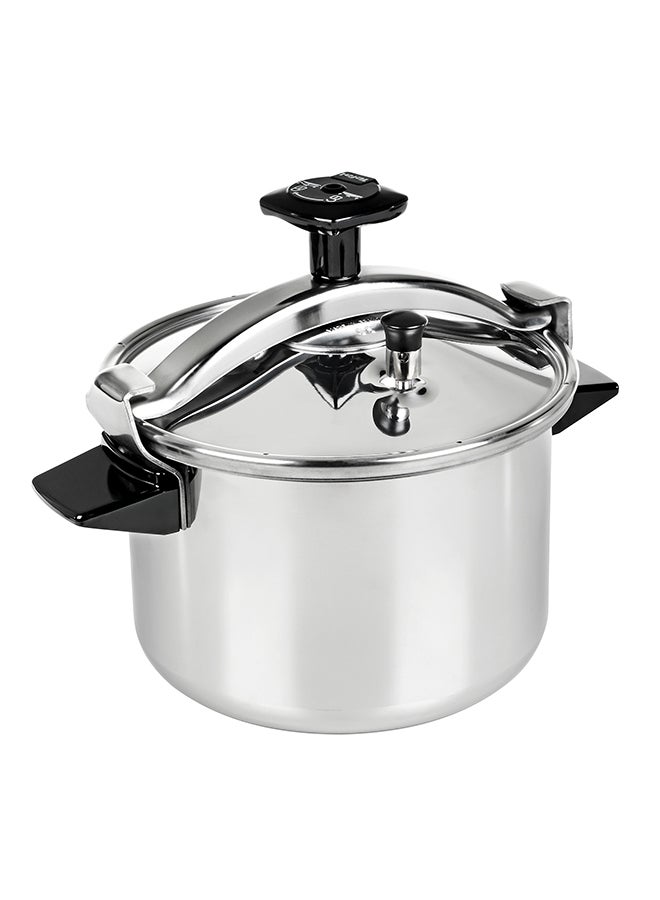 تيفال - TEFAL قدر ضغط | Authentique 8 لتر لـ 5/8 أشخاص | فضي / أسود | فولاذ مقاوم للصدأ | آمن | جميع مصادر الحرارة | صنع في فرنسا | ضمان لمدة سنتين | P0531134 أسود/ فضي 8.0لترات - Image 1
