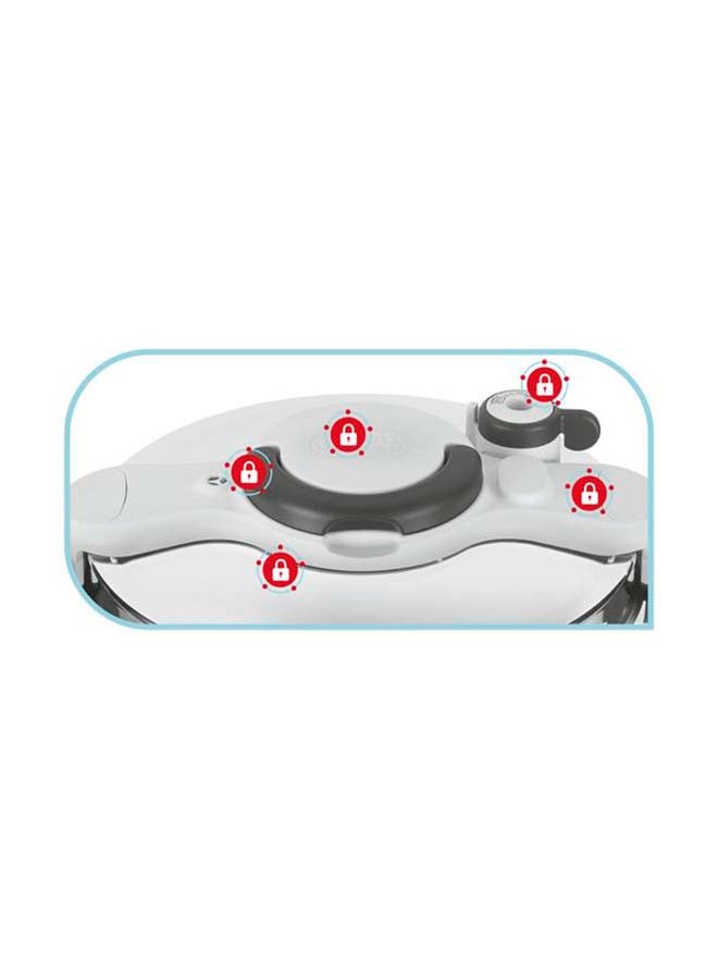 Stainless Steel Clipso Precision Pressure Cooker Diswasher Safe Induction Stainless Steel 10Liters