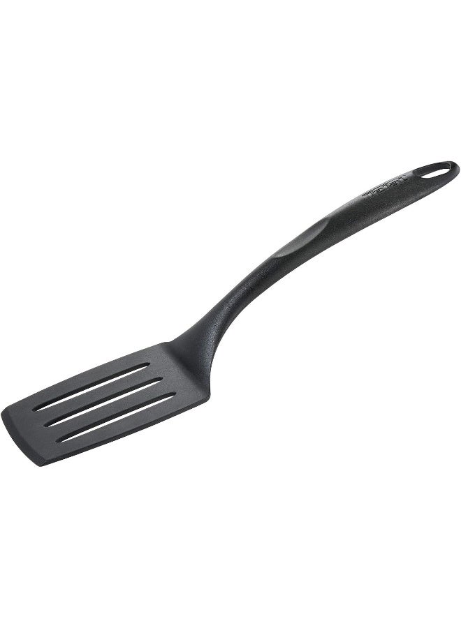 Tefal - TEFAL Bienvenue Angle Slotted Spatula | Kitcken Tool | High-Heat Resistance | Scratch-Free for Cookware | Dishwasher-Safe | Black | Plastic | Made in France | 2 Years Warranty | 2743712 Black - Image 1