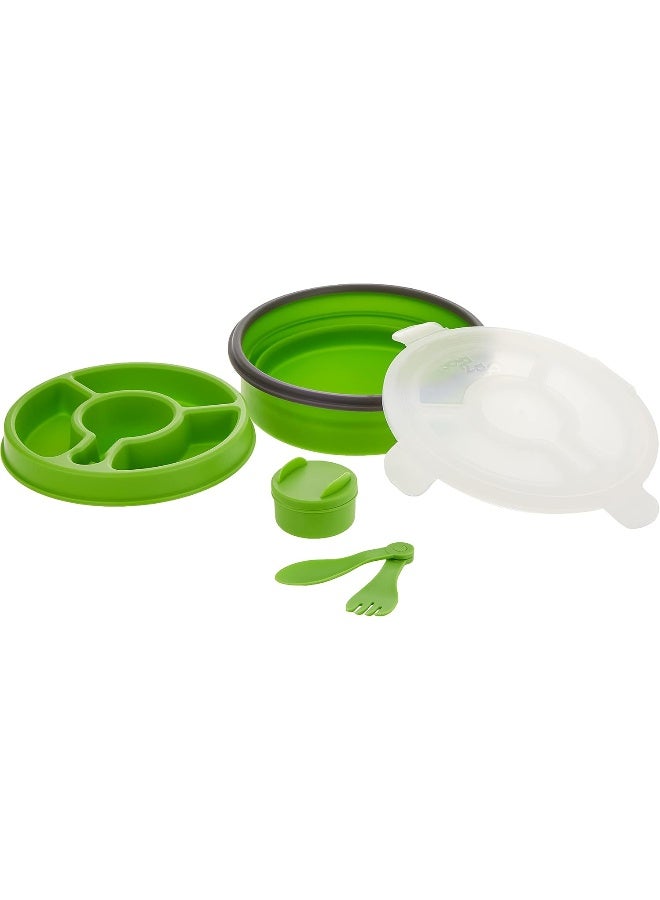 Good 2 Go Round Box With Compartments Green 1.8Liters  - Image 4