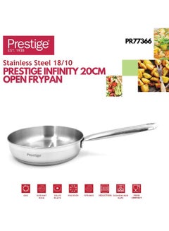 Prestige Infinity 20Cm Open Frypan Silver 20Cmcm - pnsku/N11060331A/45/_/1718455034/0f27604e-eebc-456d-89a7-78fb2b2f4ce6