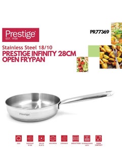 Prestige Infinity 28Cm Open Frypan Silver 28Cmcm - pnsku/N11060334A/45/_/1718455044/a11382e8-1b51-4dc7-802e-5507bac2208d