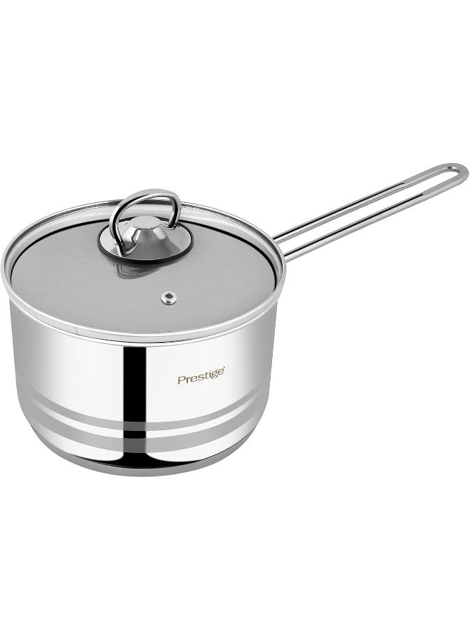 Prestige Prestige Infinity Stainless Steel 2.5 Litres 18 CM Sauce Pan Stainless Steel 18cm  - Image 1