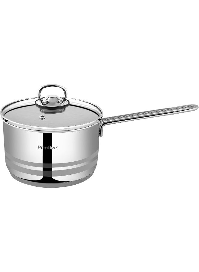 Prestige Prestige Infinity Stainless Steel 2.5 Litres 18 CM Sauce Pan Stainless Steel 18cm  - Image 3