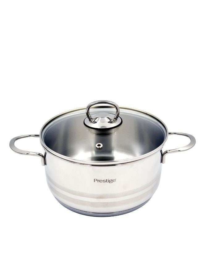 Prestige Infinity 20Cm Cov Casserole Silver 20Cmcm - Image 3