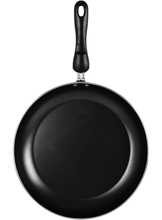Classique Frypan with Spatula Set of 3 Pieces Red/Black 28cm