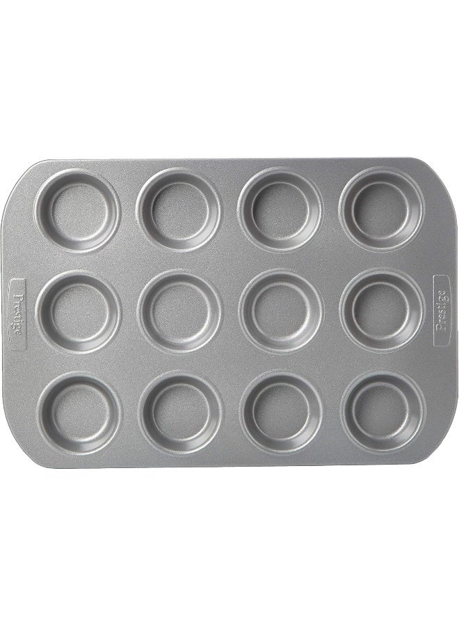Prestige 12-Cup Bun Tin Metal Chrome 38x25.7x1.7cm  - Image 2