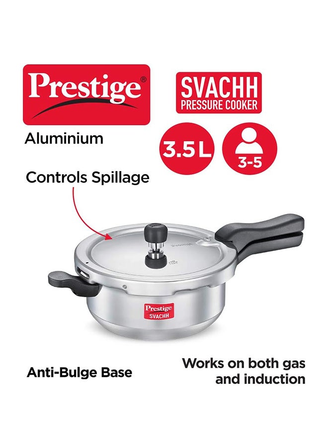 Prestige - Svachh Aluminium Pressure Cooker Junior Deep pan With Locking Lid 2Liters - Image 1