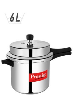 Prestige Popular Aluminium Pressure Cooker 6Liters  - Image 1