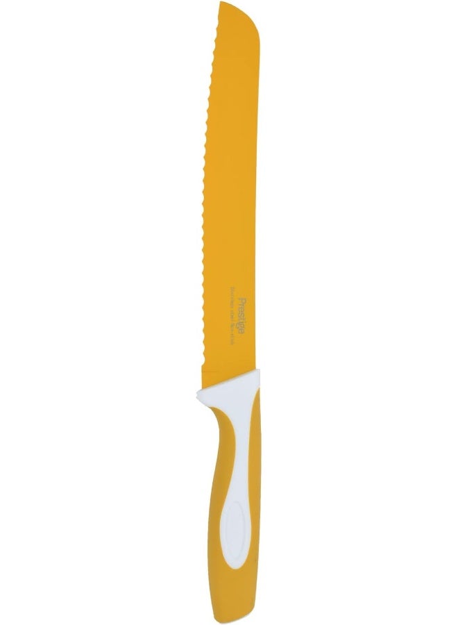 Prestige Plastic Bread 8in Knife Yellow 8inch  - Image 3